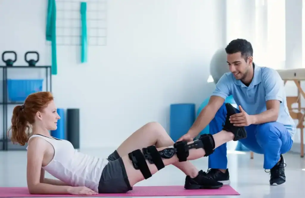 Debunking Meal Timing Myths: The Truth About Muscle Recovery 1 Woman having treatment to help muscle recovery Waltham Abbey after an injury