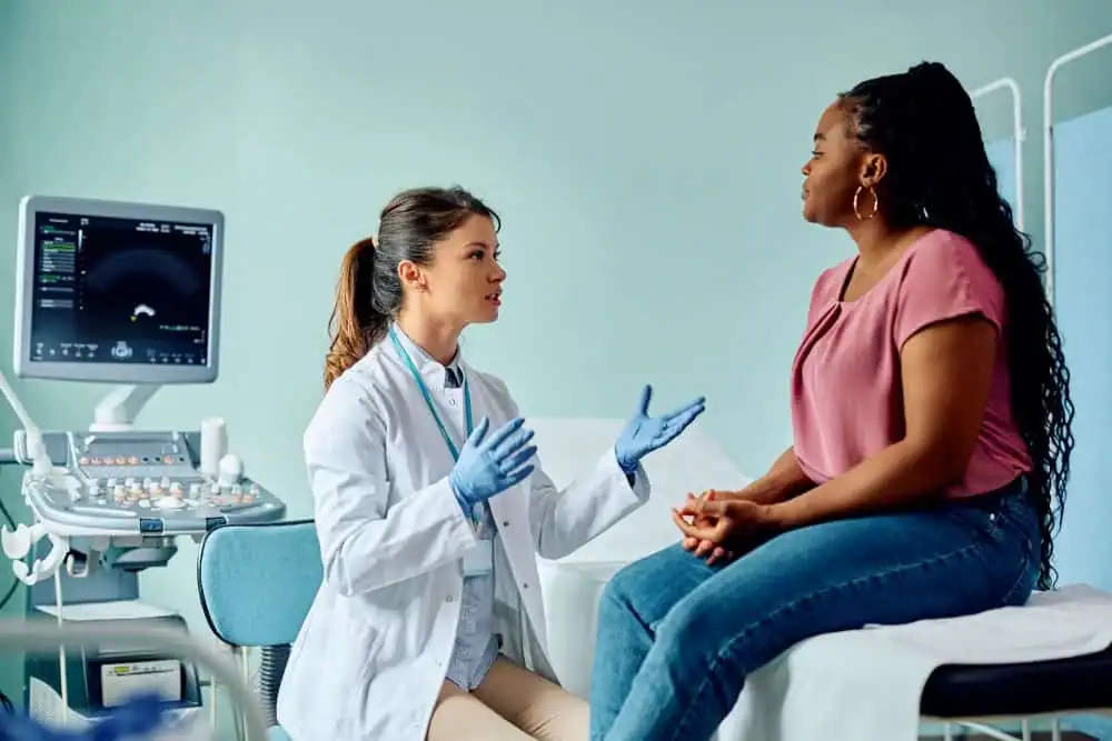 Rejuvenating Intimacy: Exploring Surgical Solutions for Vaginal Laxity 1 Woman have consultation about vaginal laxity Waltham Abbey